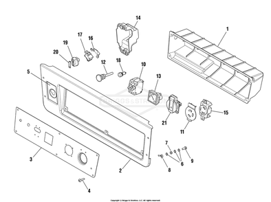 Part Location Diagram of 703197 Briggs and Stratton Outlet